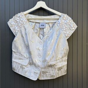 Vintage Moschino Embellished Top